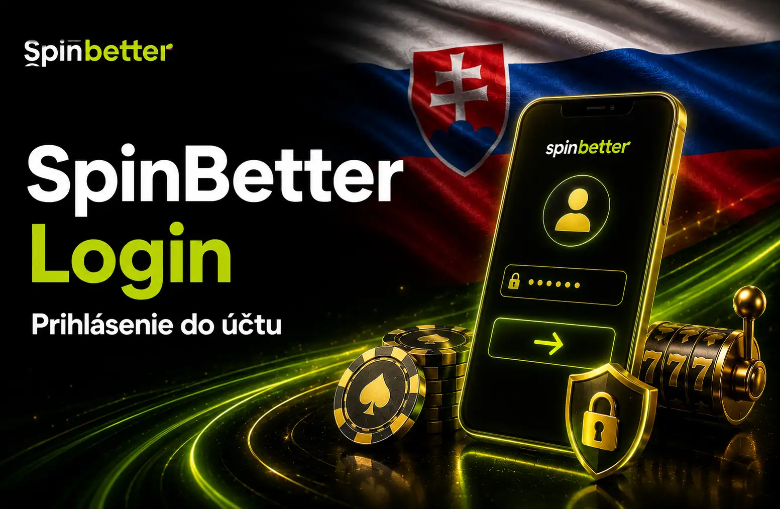 SpinBetter prihlásenie do účtu